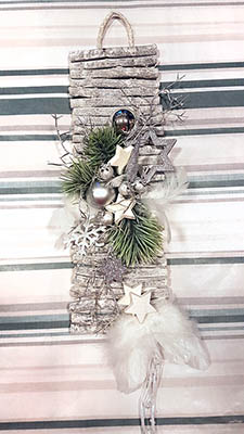 Vánoční závěsná dekorace na dveře zeď okno