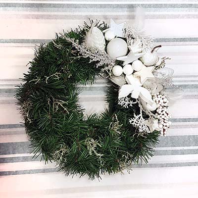 Vánoční věnec - dekorace - Květiny Buš